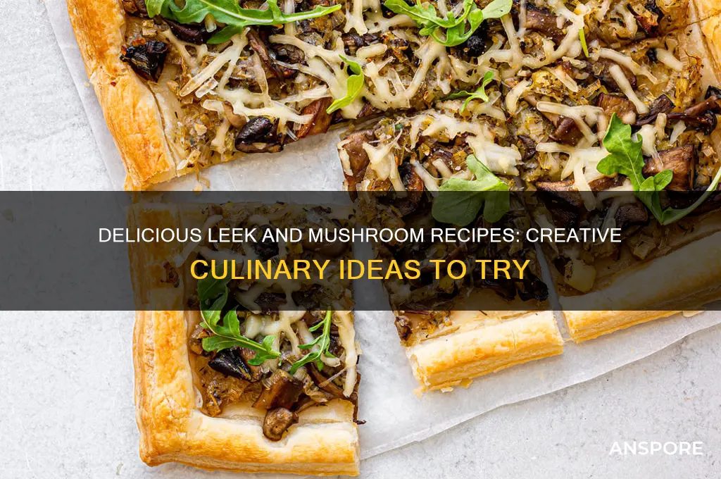 what can i make with leeks and mushrooms