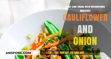 Creative Veggie Recipes: Mushroom, Broccoli, Cauliflower, and Onion Ideas