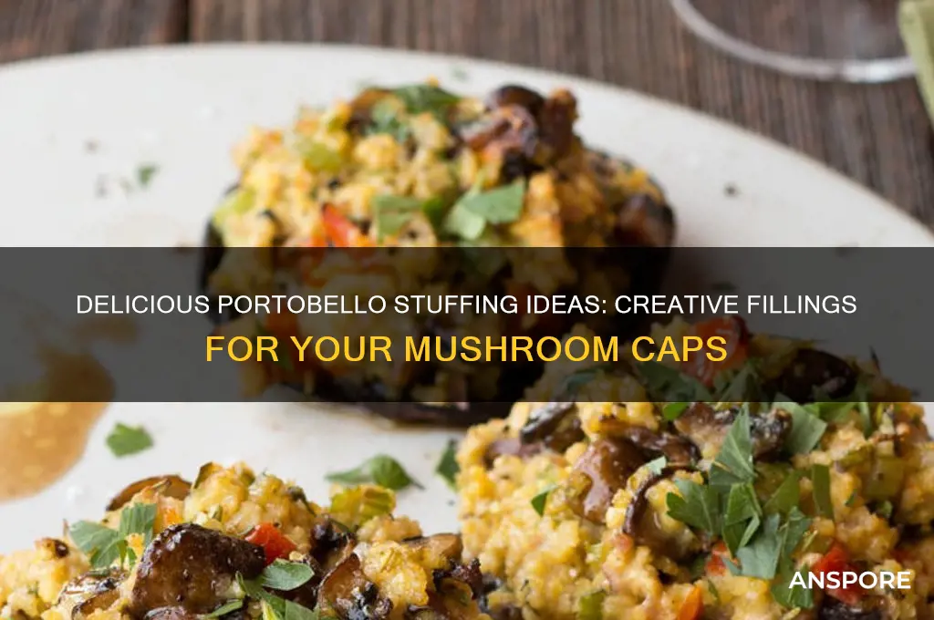 what can i stuff a portobello mushroom with