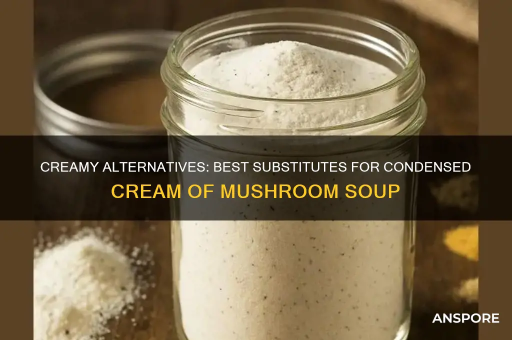 what can i substitute for condensed cream of mushroom soup