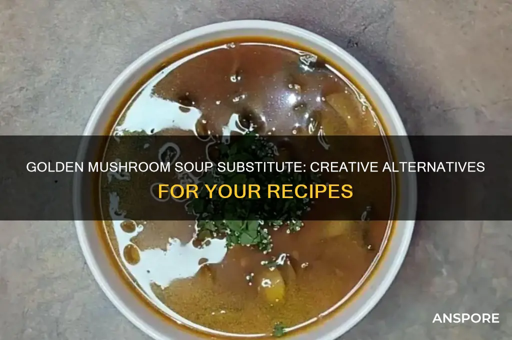 what can i substitute for condensed golden mushroom soup