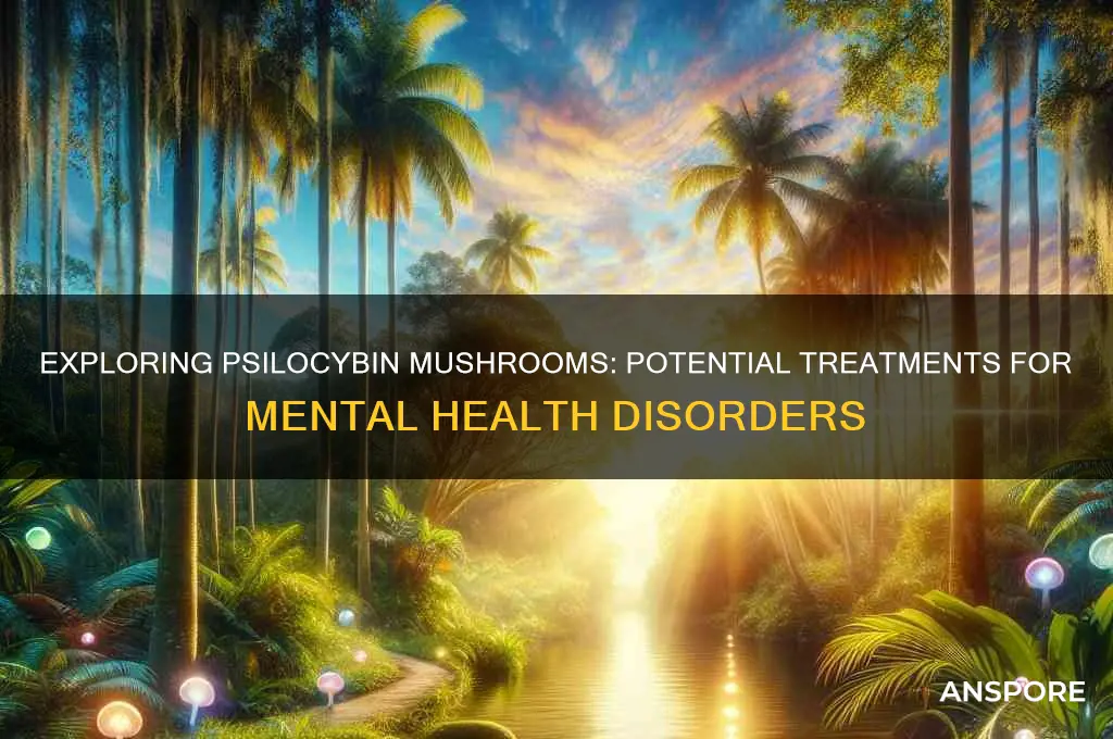 what can psylocinbin mushrooms treat