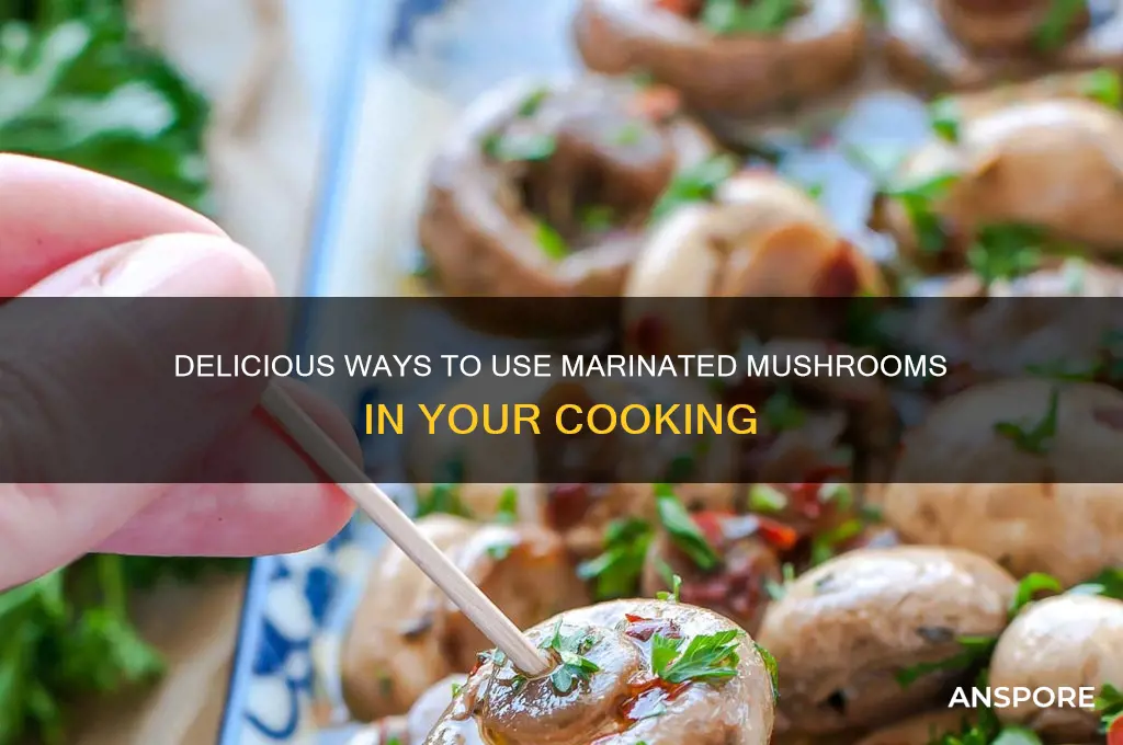 what can use use marinated mushrooms