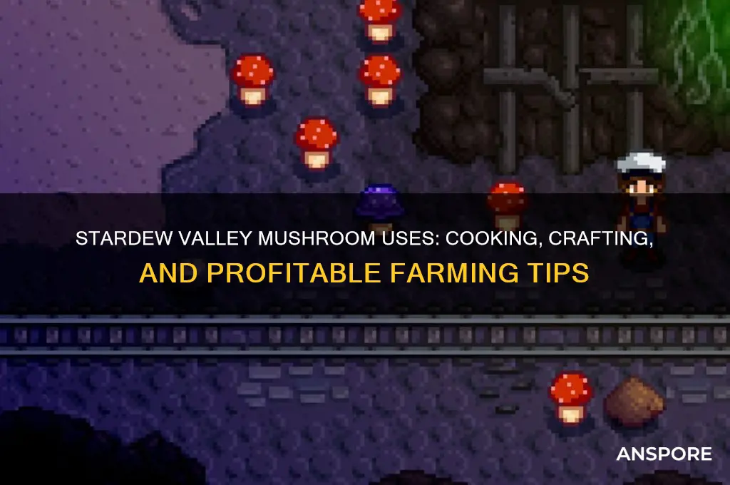 what can you do with mushroom in stardew vallet