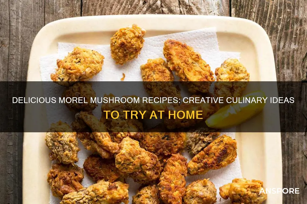 what can you make with morel mushrooms