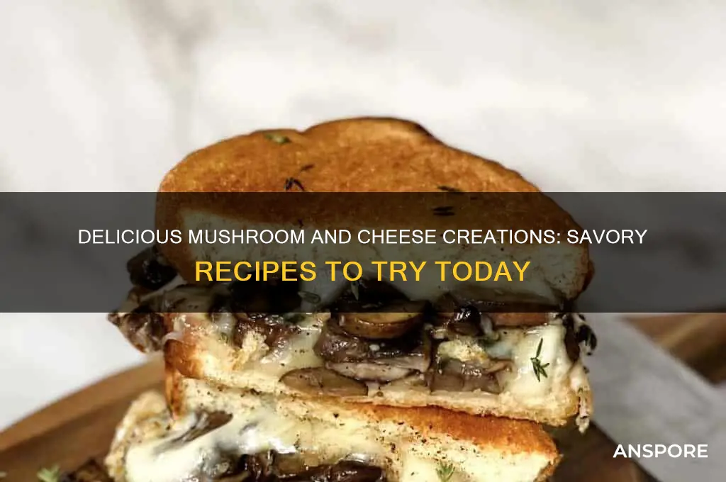 what can you make with mushrooms and cheese