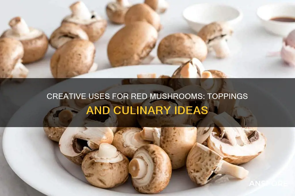 what can you put red mushrooms on