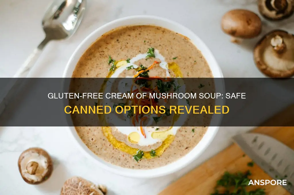 what canned cream of mushroom soup is gluten free