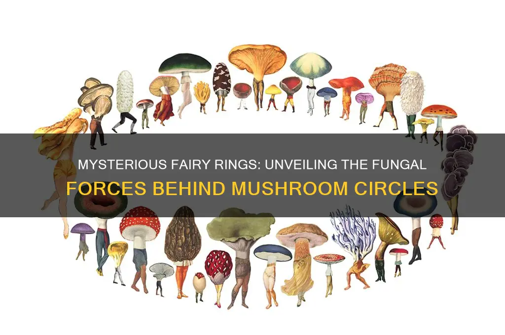 what causes a fairy ring of mushrooms