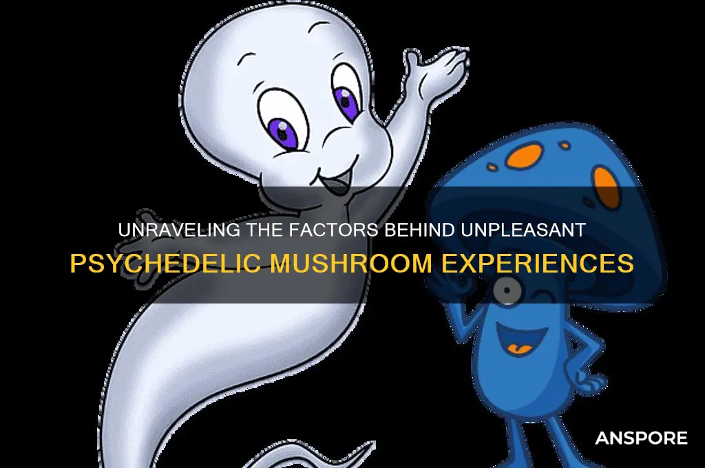 what causes bad trips on mushrooms