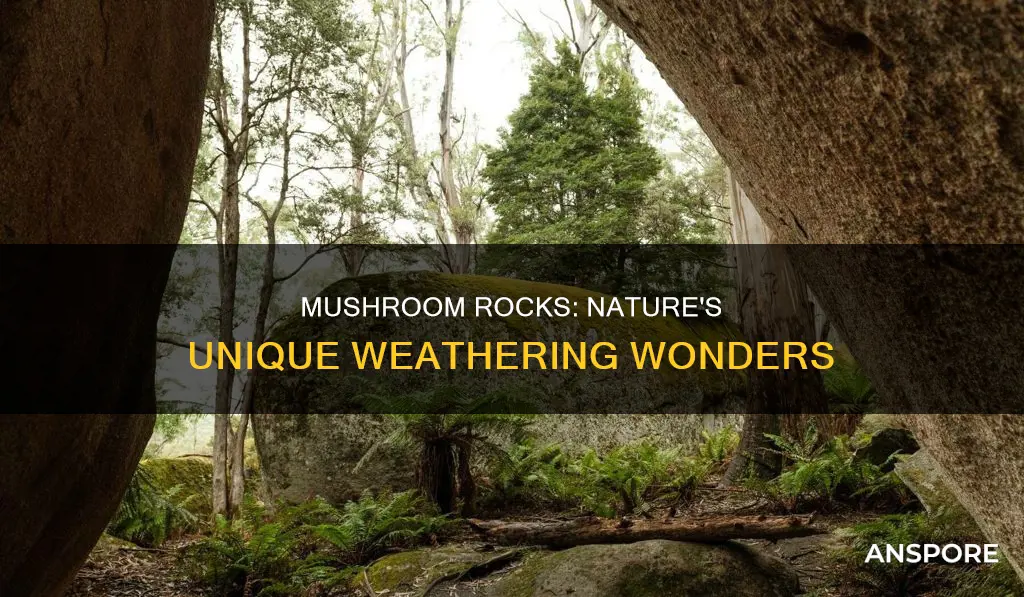 what causes mushroom rocks