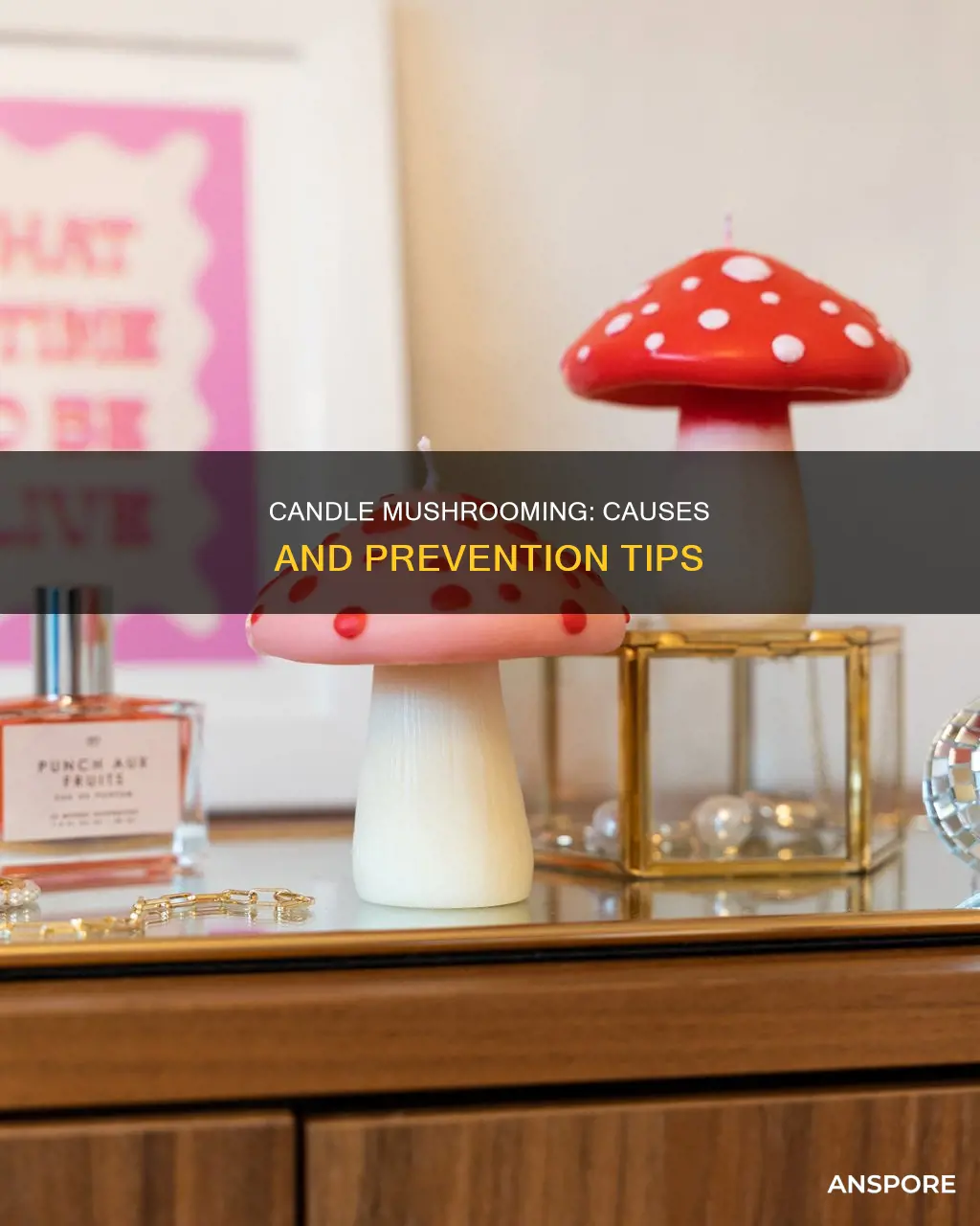 what causes mushrooming in candles