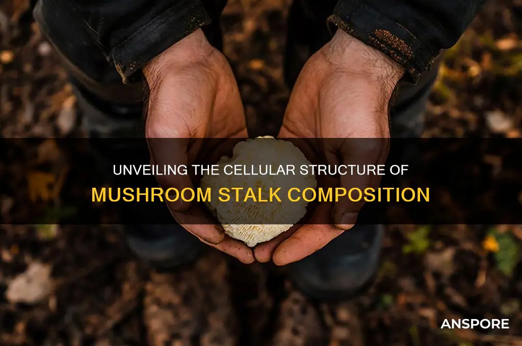 what cells are mushroom stalk made of