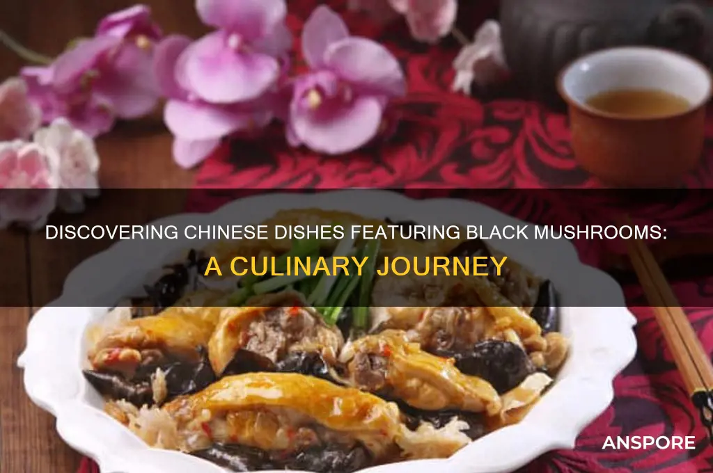 what chinese dish has black mushrooms