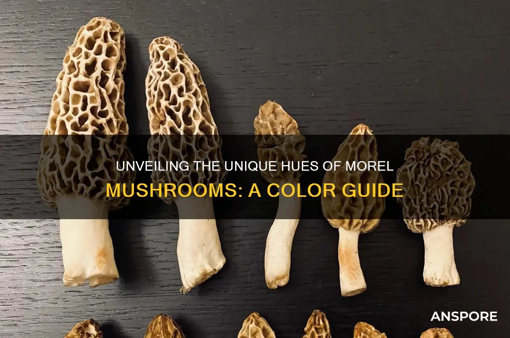 what color are morel mushrooms