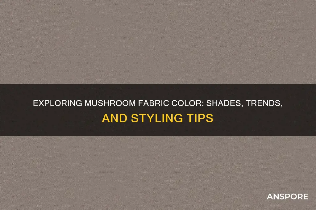 what color is mushroom in fabric