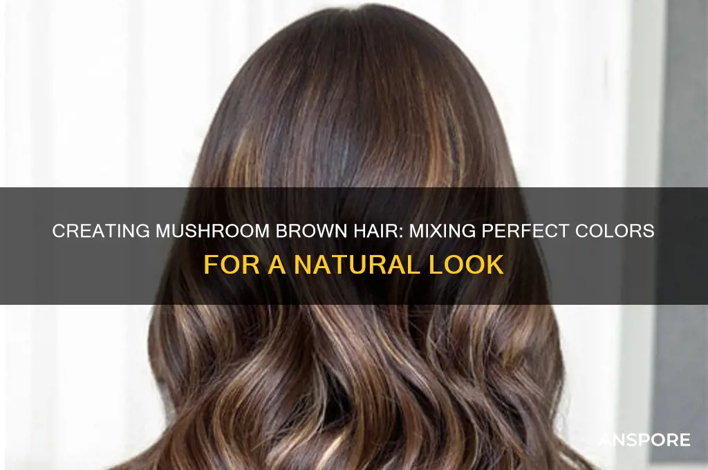 what colors make mushroom brown hair