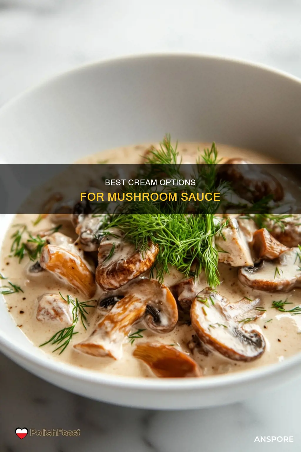 what cream for mushroom sauce