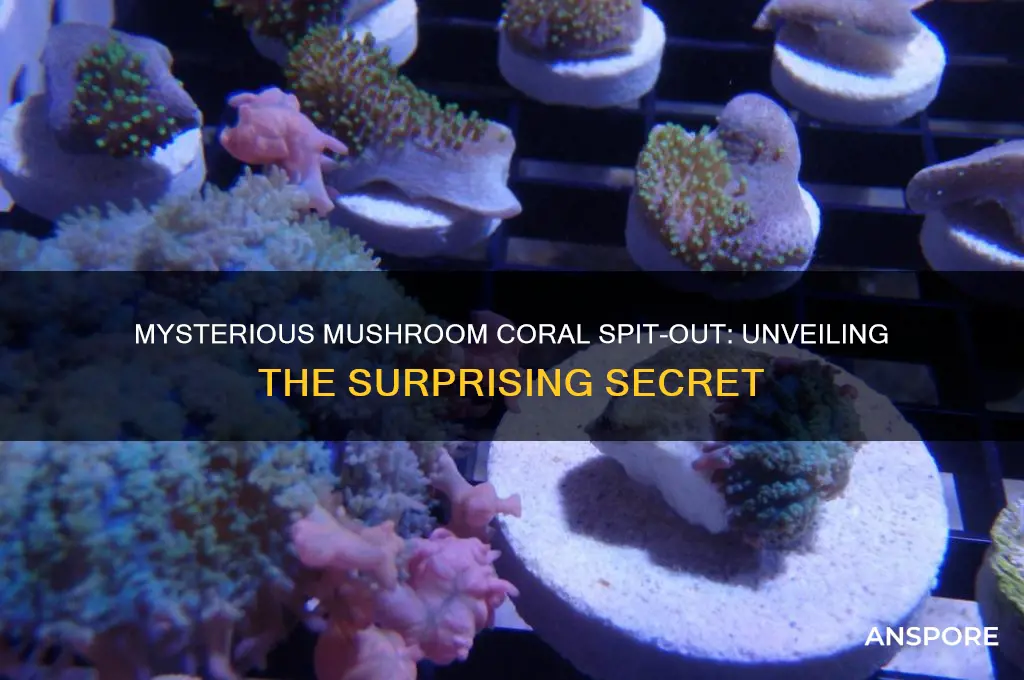 what did my mushroom coral just spit out