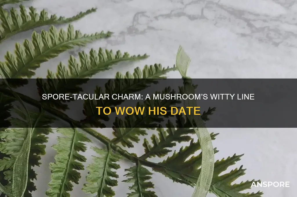 what did the mushroom say to impress his date