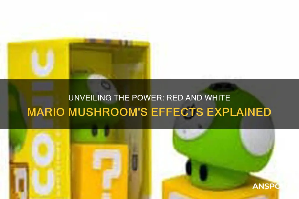 what did the red and white mario mushroom do