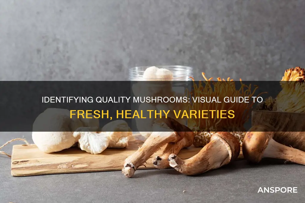 what do good mushrooms look like