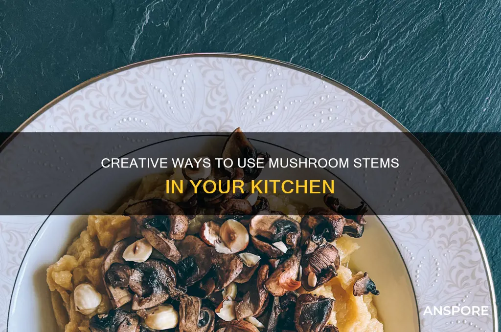 what do i do with mushroom stems