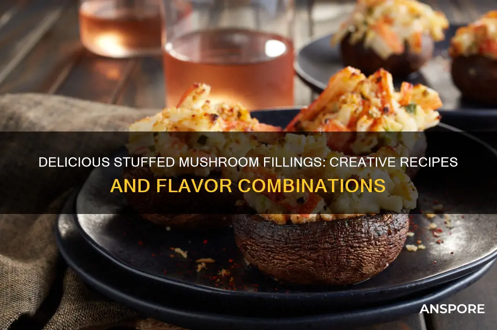 what do i put in stuffed mushrooms