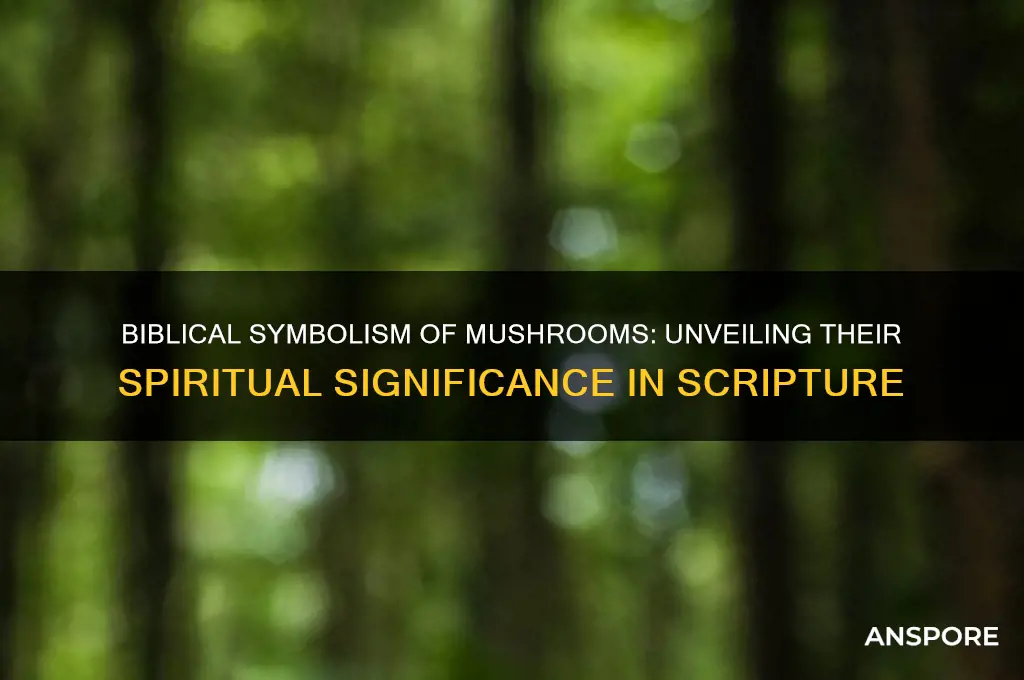 what do mushrooms mean in the bible