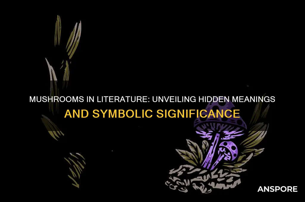 what do mushrooms symbolize in literature