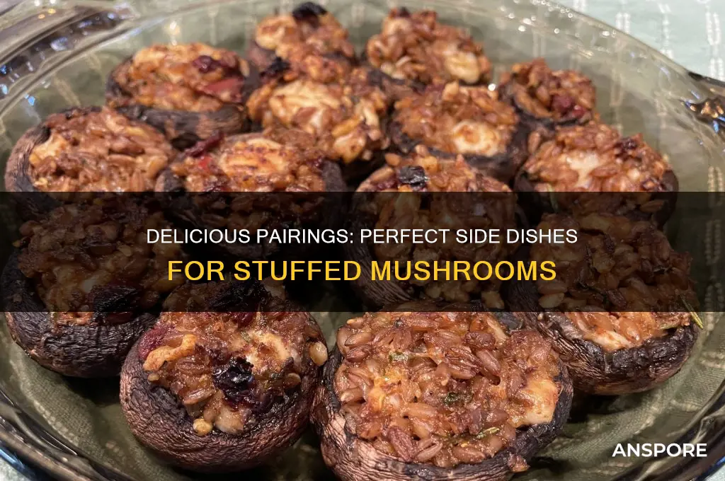 what do u eat with stuffed mushrooms