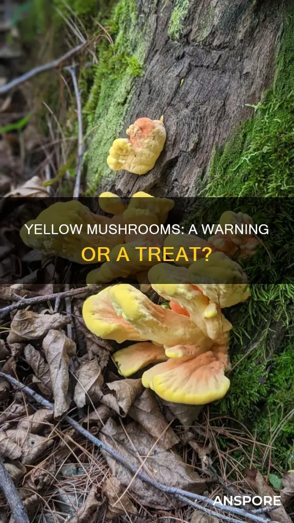what do yellow mushrooms mean