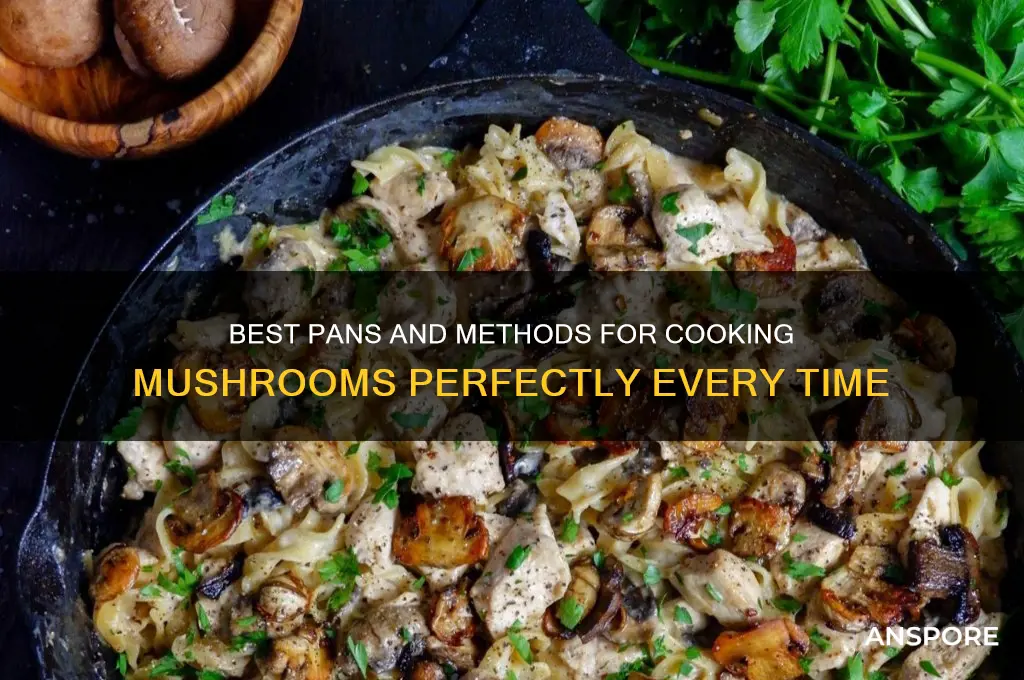 what do you cook mushrooms in