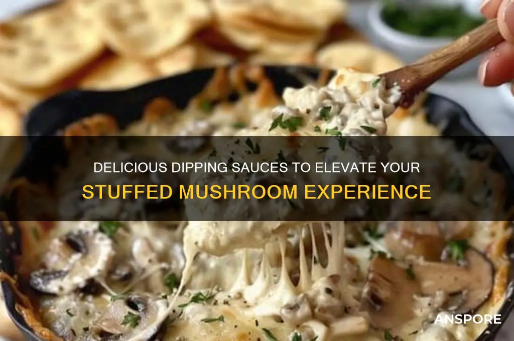 what do you dip stuffed mushrooms in