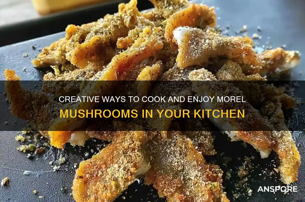 what do you do with morel mushrooms