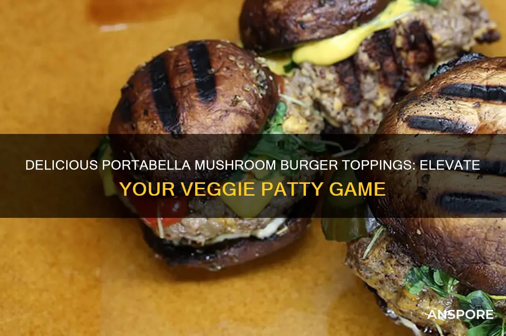 what do you put on a portabella mushroom burger
