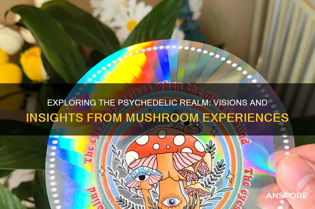 what do you see when you take mushrooms