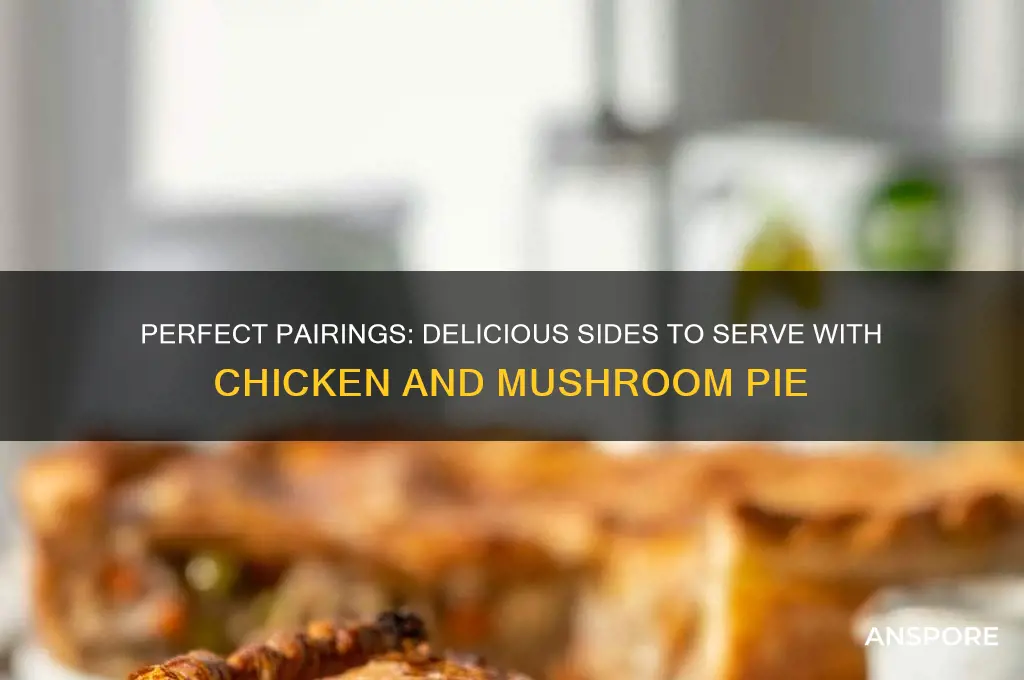 what do you serve with chicken and mushroom pie