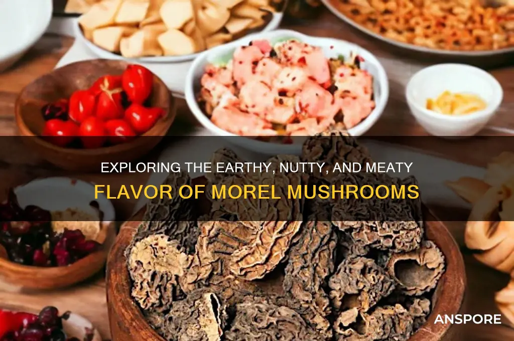 what does a morel mushroom taste like