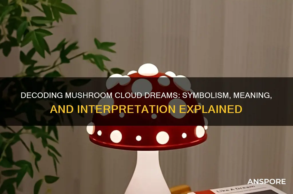 what does a mushroom cloud dream mean