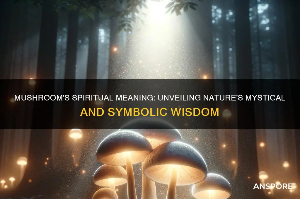 what does a mushroom symbolize spiritually