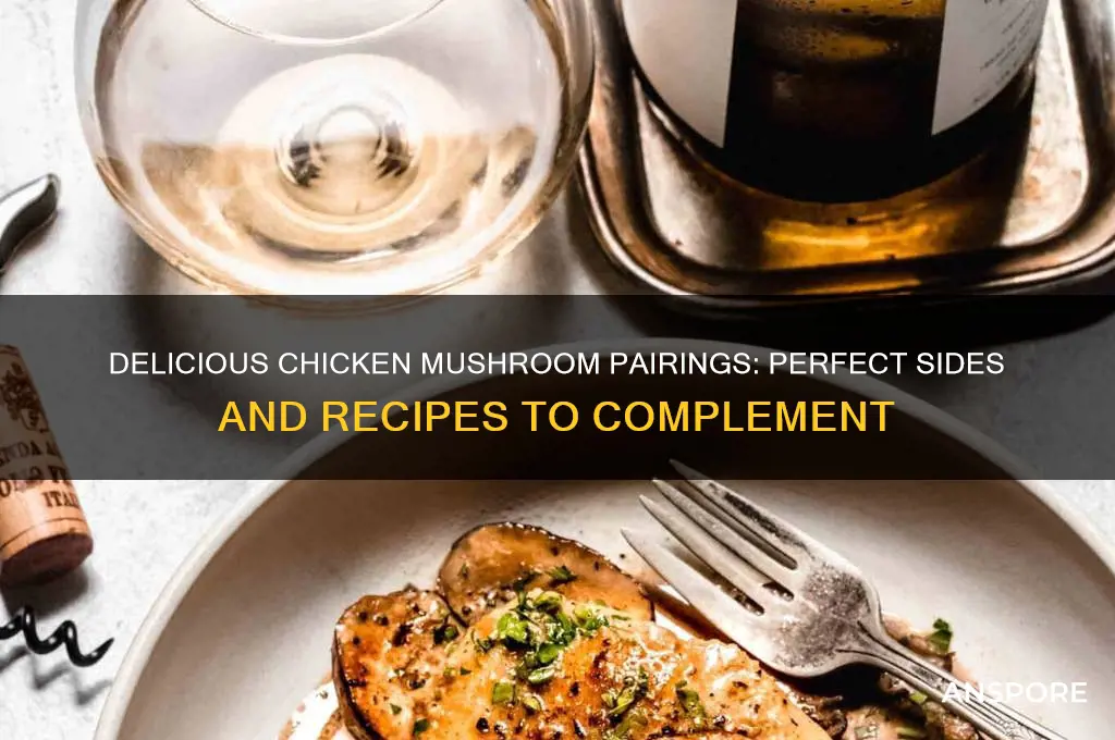 what does chicken mushroom go with