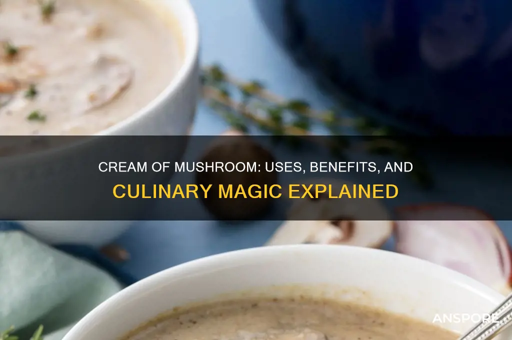 what does cream of mushroom do