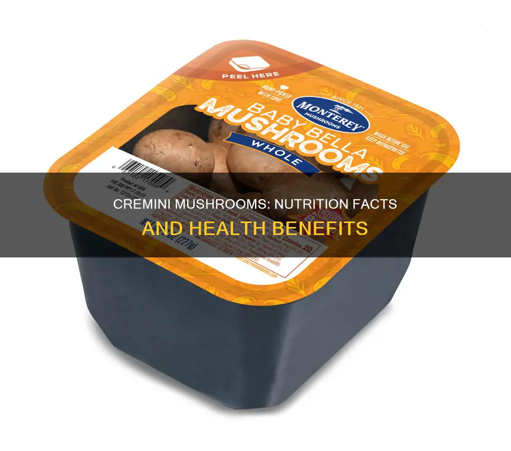 what does cremini mushroom contain
