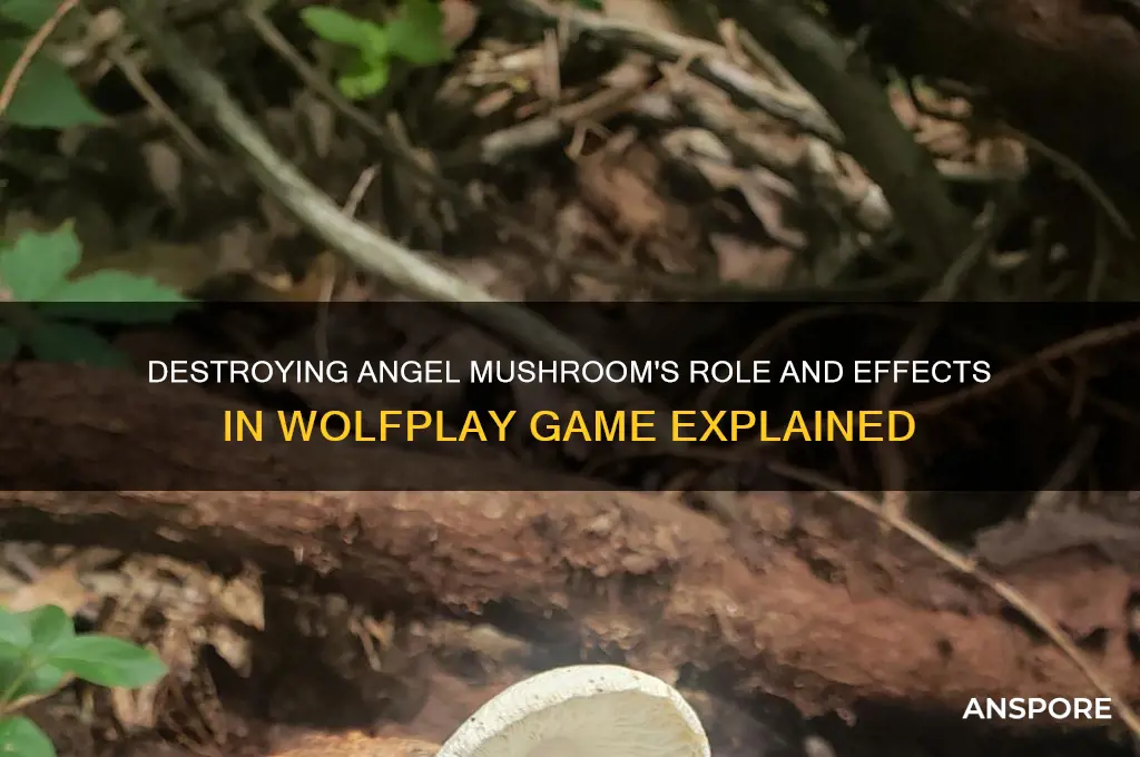 what does destroying angel mushroom do in wolfplay game