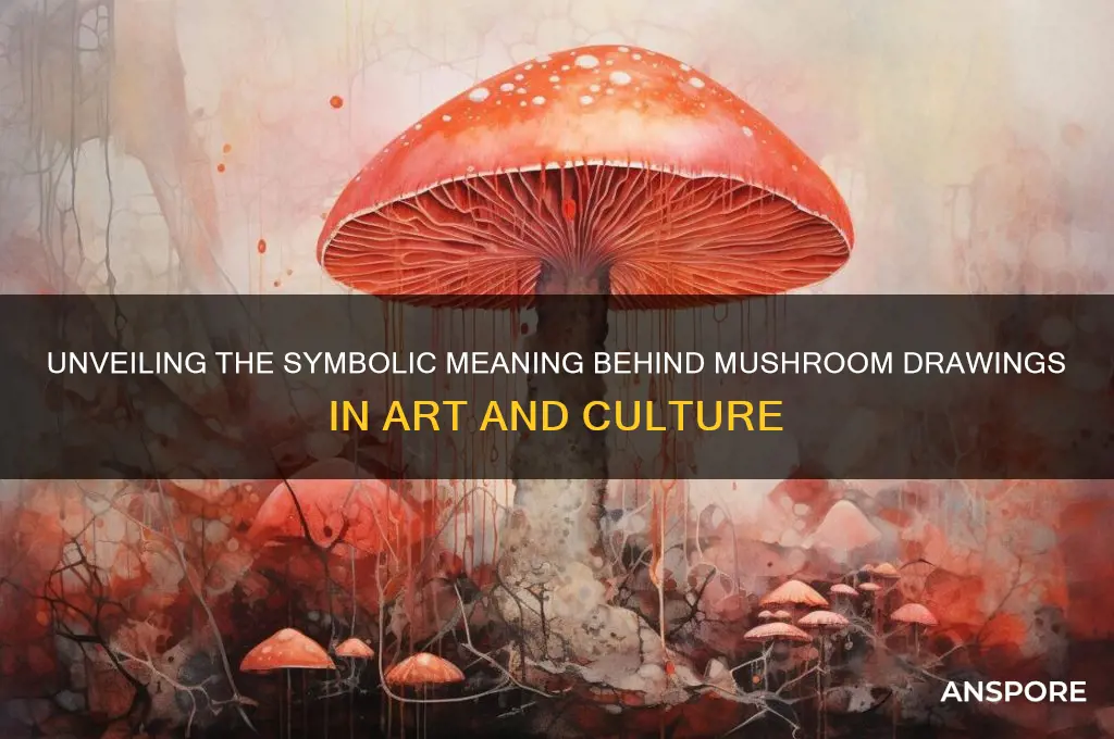 what does drawing of mushroom reference