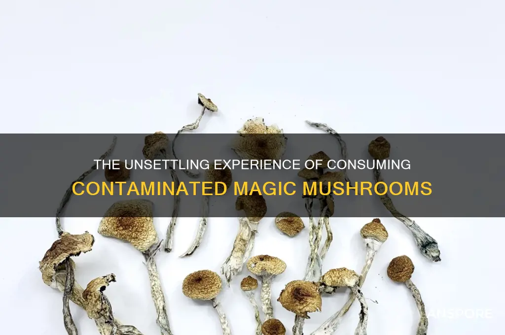 what does eating bad magic mushrooms feell like