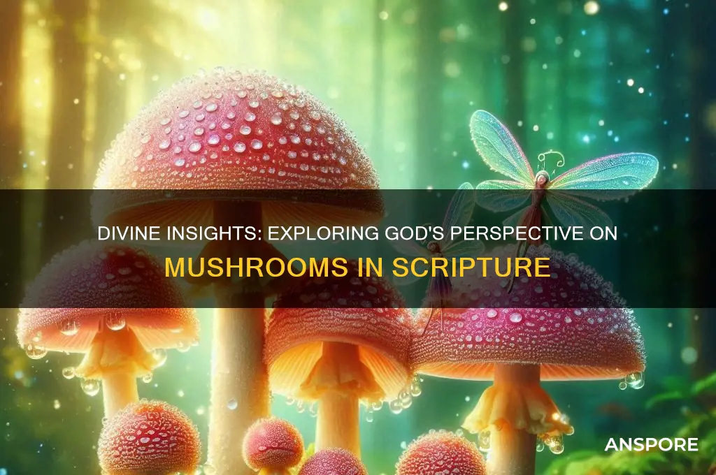 what does god say about mushrooms