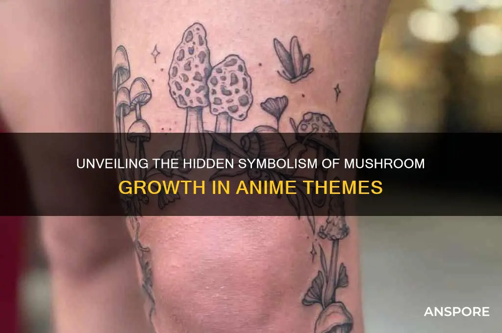 what does growing mushrooms mean in anime