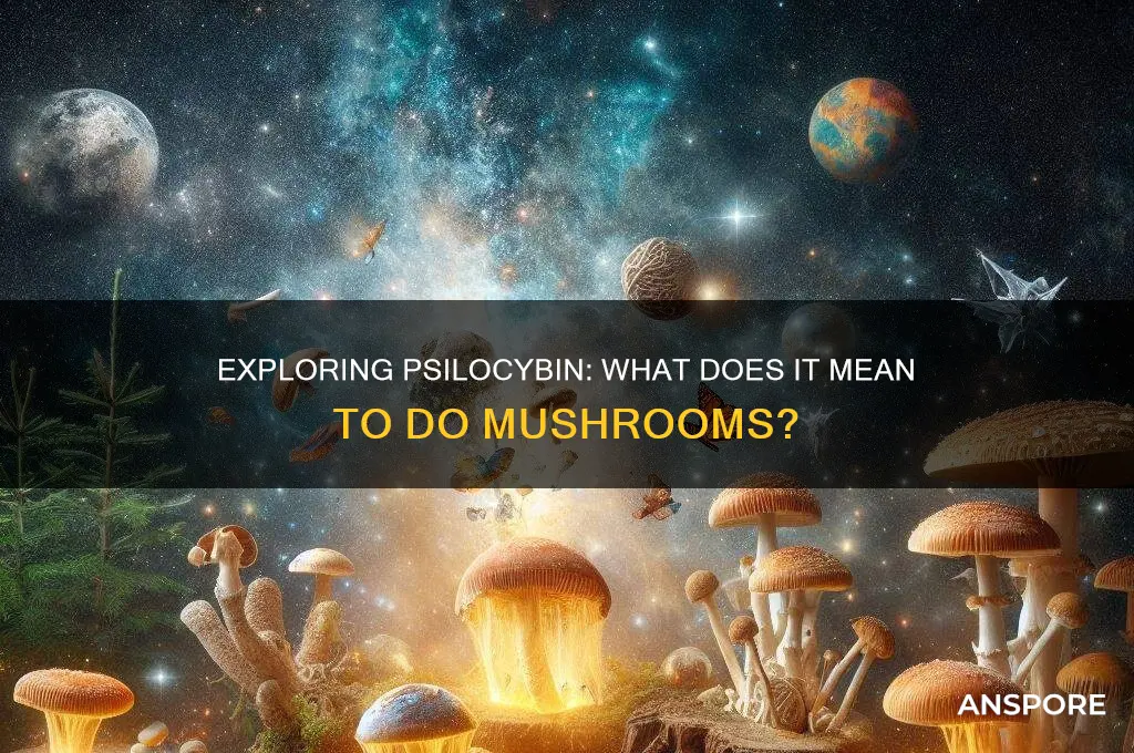 what does it mean to do mushrooms